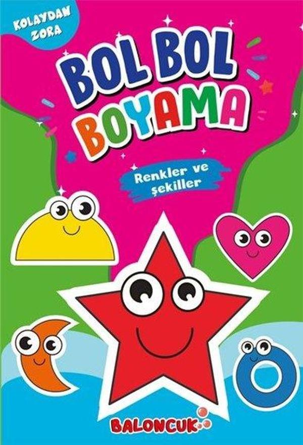 Bol Bol Boyama - Renkler ve Şekiller - Sancak Çocuk - Image 1