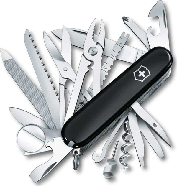 Victorinox VT 1.6795.3 Swiss Champ 33 Fonksiyon Siyah İsviçre Çakısı - Image 1