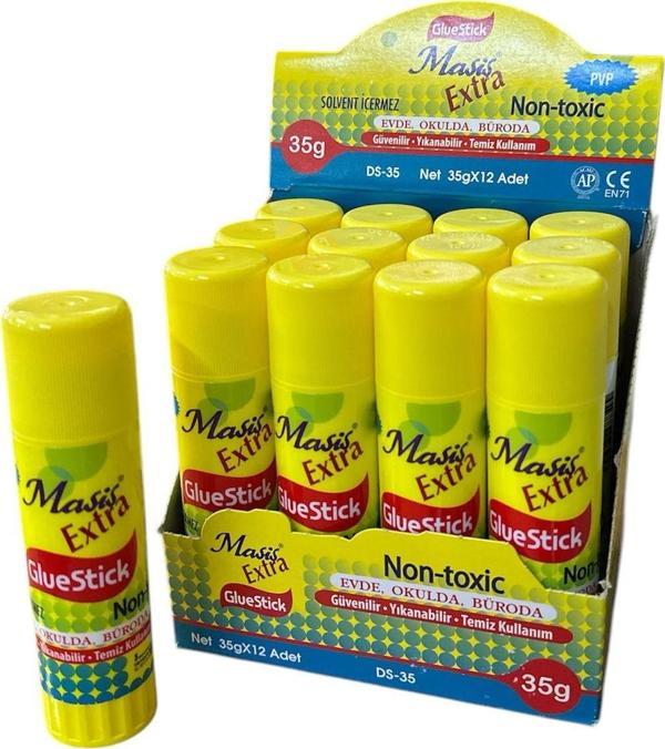 Masis Extra Glue Stick 35 Gr 12 Adet (1 Kutu ) - Image 1