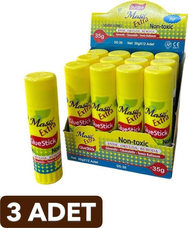 Masis Extra Glue Stick 35Gr (3 Adet) - Image 1