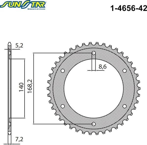 ARKA DİŞLİ BMW F 800 GS 800cc 2008-2024 - Image 1