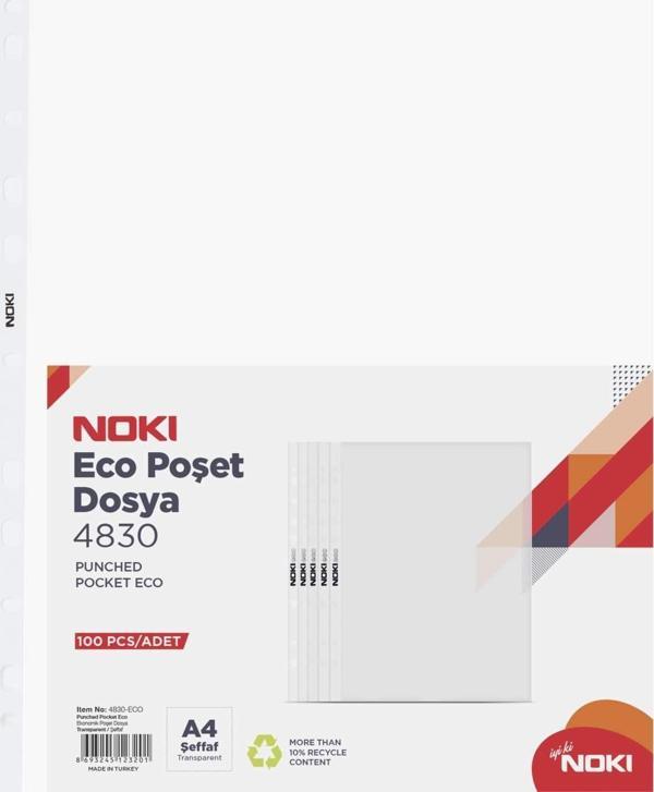 Noki Poşet Dosya Eco 100'Lü Paket - Image 1