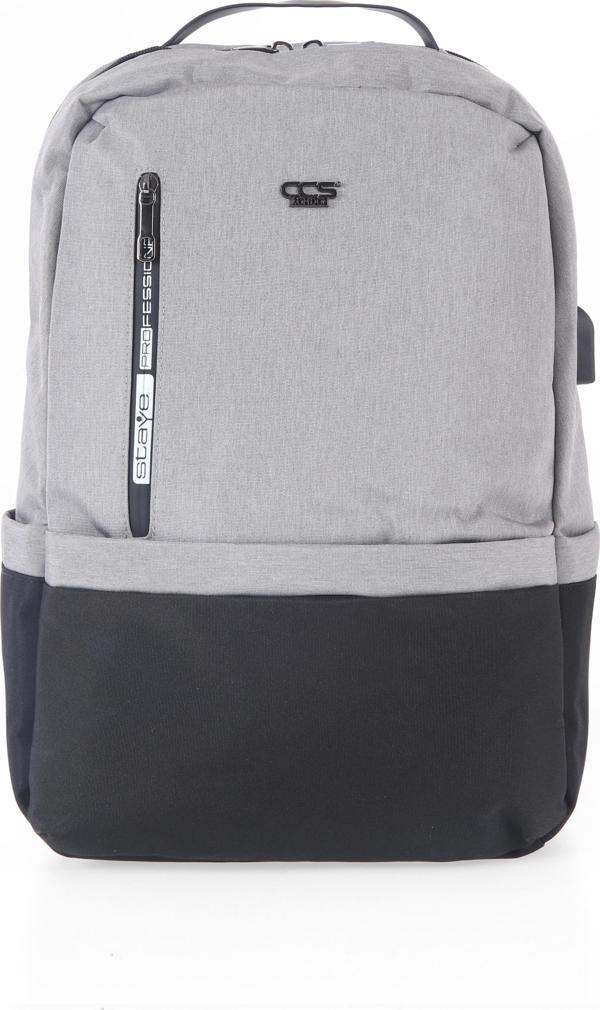 Ççs 51480 Ergonomik Açık Gri Sırt Çantası - Image 1