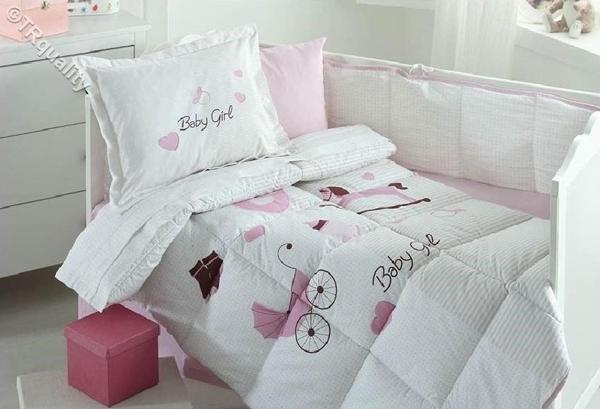Özdilek Baby Gırl Kız Bebek Uyku Seti 8 Parça  9356 - Image 1