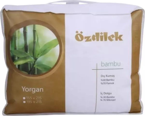 Özdilek Çift Kişilik Bambu Yorgan 195x215 - Image 1