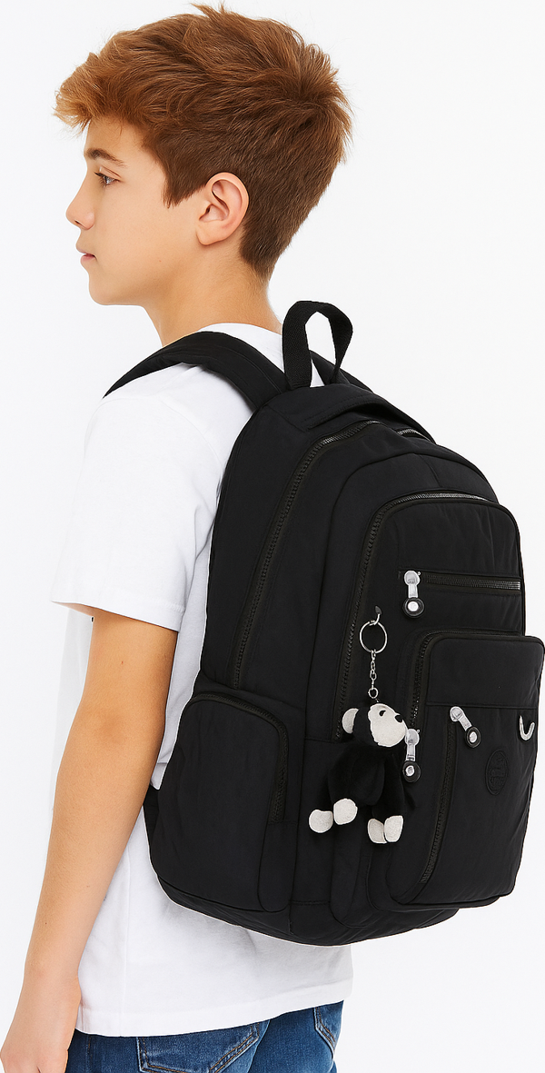 Ççs Günlük, Tatil, Krinkıl Siyah Okul Sırt Çantası (51657) - Image 1