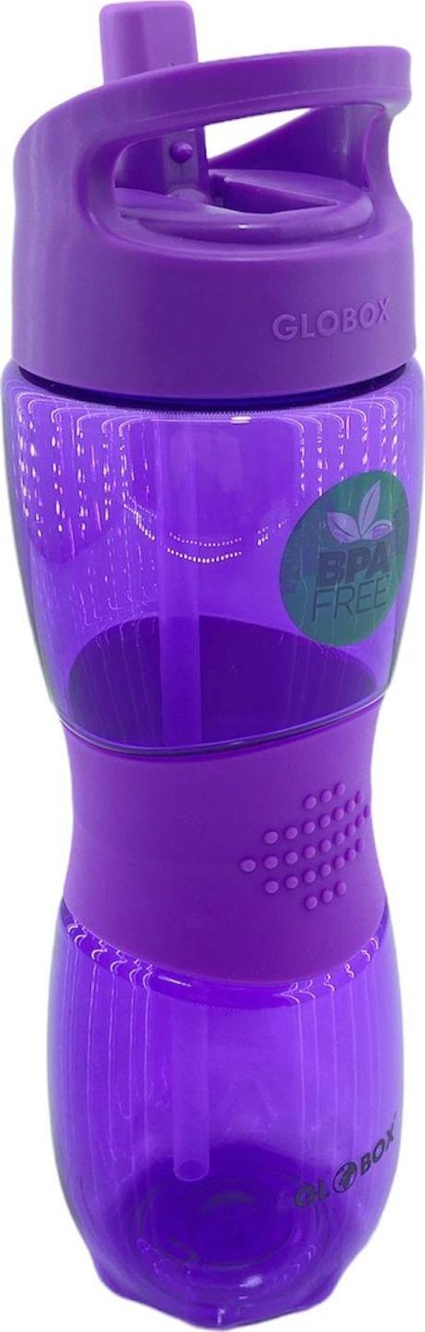 Globox Pipetli Tritan Matara Mor 600 ML - Image 1