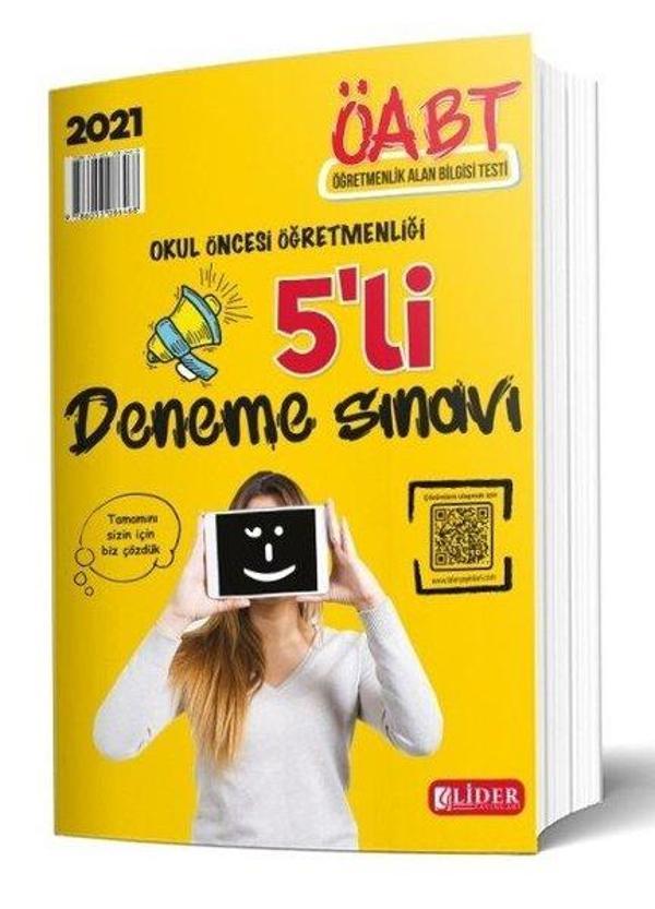 2021 ÖABT Okul Öncesi Öğretmenliği 5'li Deneme - Lider Yayınları - Image 1