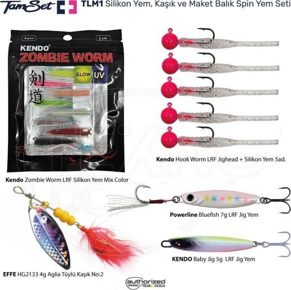 TAMSET LRF Avları İçin Jig ve Silikon Yem Seti TLM1 - Image 1