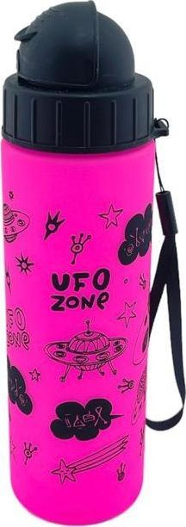 Fixpoint Pembe Ufo Desenli 500 ML Pipetli Matara P-8274 - Image 1