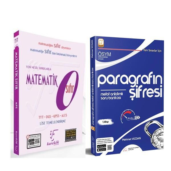 Karekök Matematik 0 ve Paragrafın Şifresi Metot Anlatımlı Soru Bankası 2 Kitap Set - Akm Kitap - Image 1