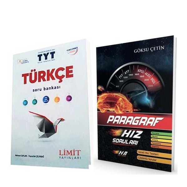 Limit TYT Türkçe ve Hız Renk Paragraf Hız Soruları Seti 2 Kitap - Limit Yayınları - Image 1