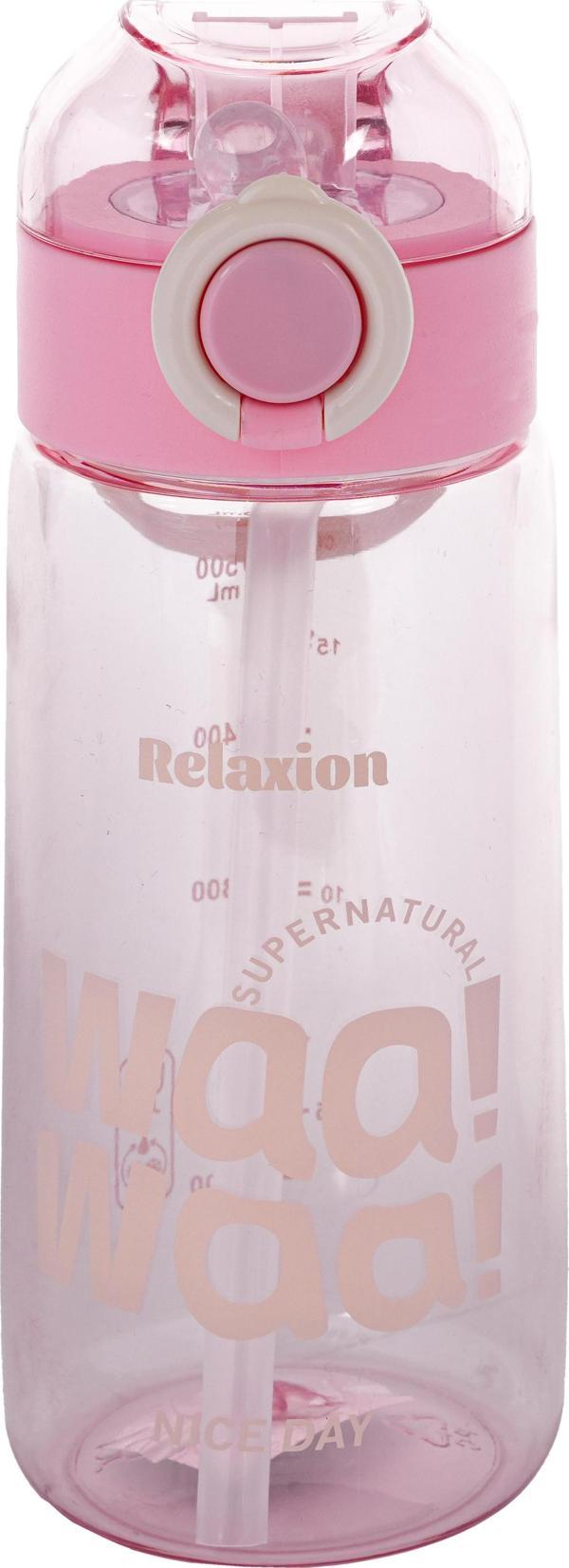 Relaxion, İthal Lüx Pembe Matara/Suluk 650 Ml (443) - Image 1