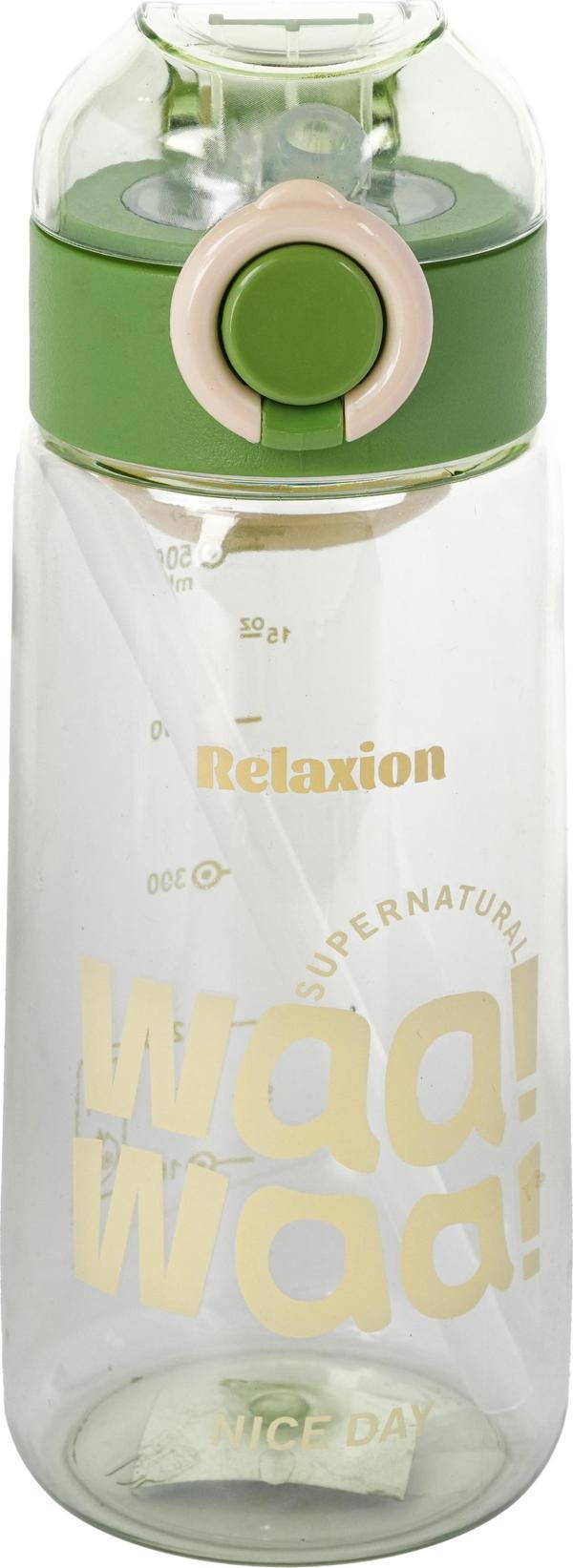 Relaxion, İthal Lüx Yeşil Matara 650 Ml (443) - Image 1