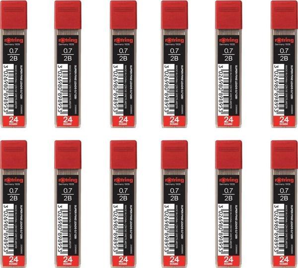 Rotring 0.7 Kalem Ucu 2B Süper Polimer 12'li - Image 1