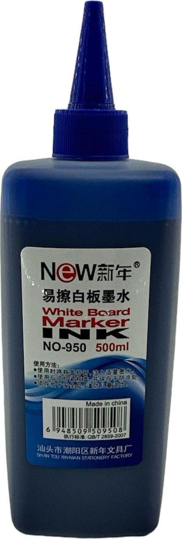 Sırımsı Beyaz Tahta Kalem Mürekkebi Mavi 500 ML - Image 1