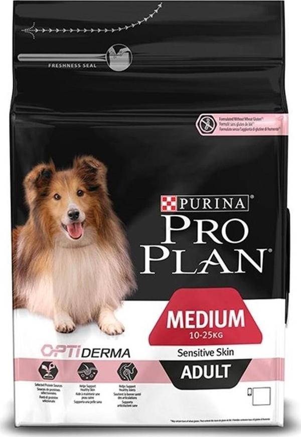 Pro Plan Medium Sensitive Somonlu Hassas Köpek Maması 3 kg - Image 1