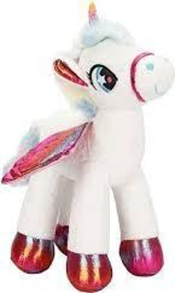 MagicWings Kanatlı Peluş Unicorn 42 cm - Image 1