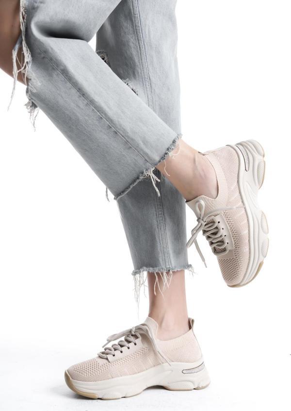 Kadın Rocco Ten Triko Spor Ayakkabı & Sneaker - Image 1