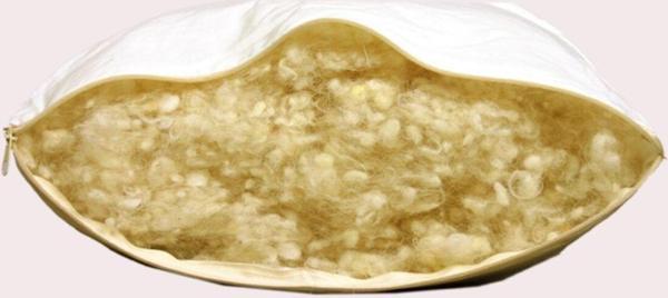 Viscoleff Beyaz 1 Tarafı Yün 1 Tarafı Pamuk Konforu Cools Yastık 50X70 Cm - Image 1