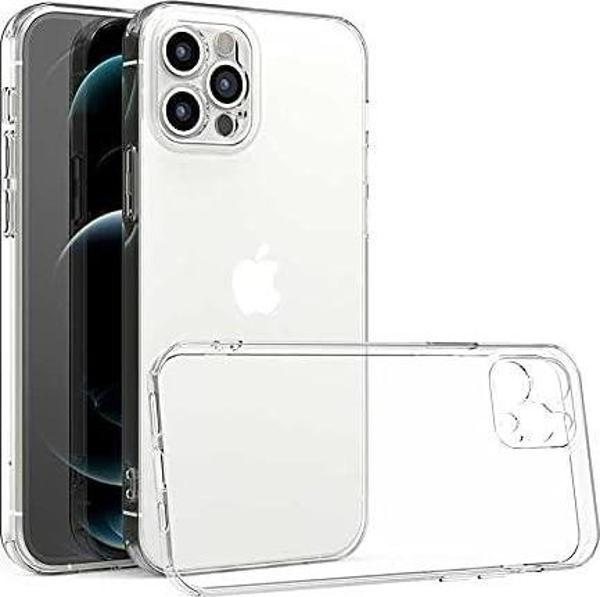 iPhone 11 Pro Max Uyumlu Kamera Korumalı Darbe Önleyici Ultra Slim TPU Şeffaf Silikon Kılıf - Image 1
