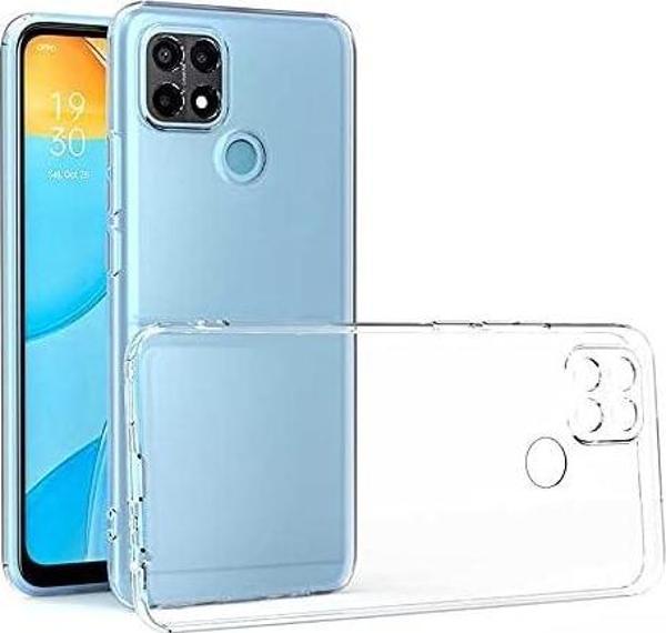 Oppo A15-A15s Uyumlu Kamera Korumalı Darbe Önleyici Ultra Slim TPU Şeffaf Silikon Kılıf - Image 1