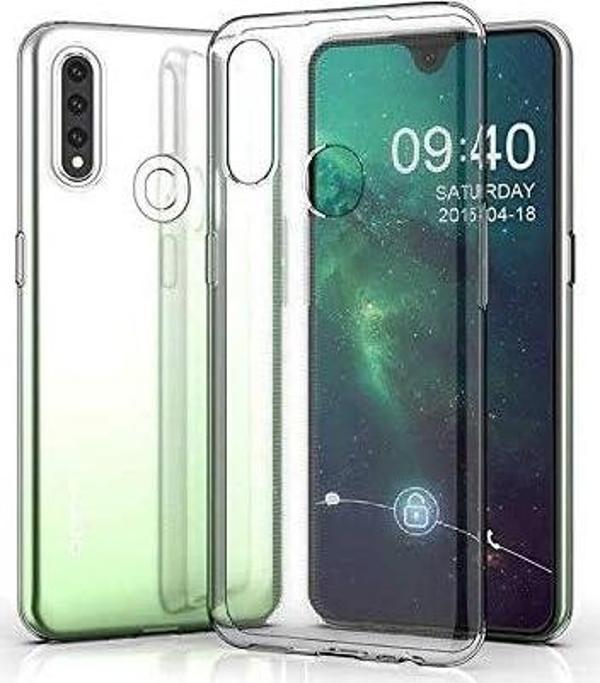 Oppo A31 Uyumlu Kamera Korumalı Darbe Önleyici Ultra Slim TPU Şeffaf Silikon Kılıf - Image 1