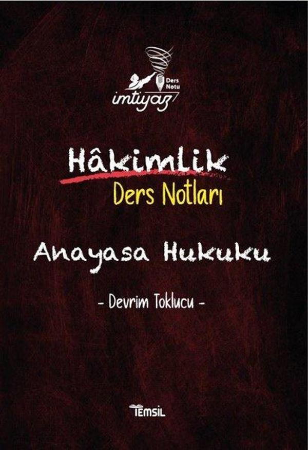 Hakimlik Ders Notları - Anayasa Hukuku - Temsil Kitap - Image 1