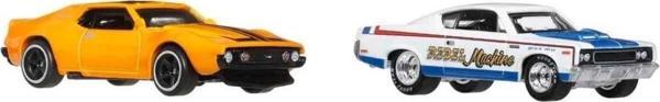 Nessiworld 1:64  Premium Car Culture 2'li 71 Amc Javelin Ve Amc Rebel Machine - Image 1