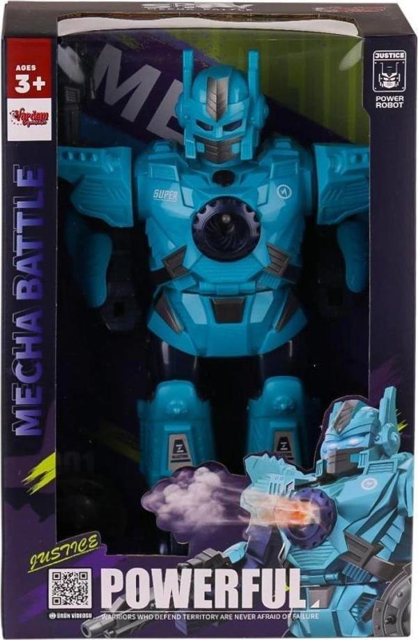 Nessiworld DF-6052 Işıklı ve Müzikli Buhar atan Robot -Vardem Oyuncak - Image 1
