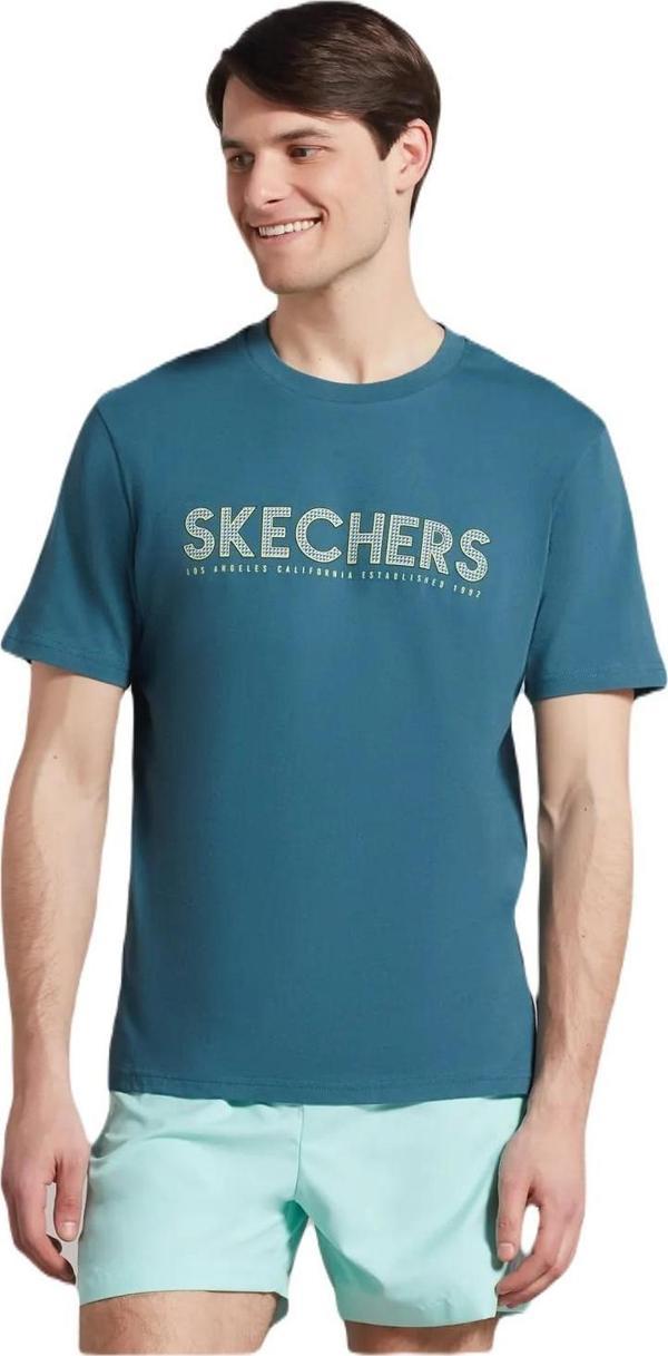 Skechers S221135-405 M Graphic Tee Big Logo Erkek T-Shirt - Image 1