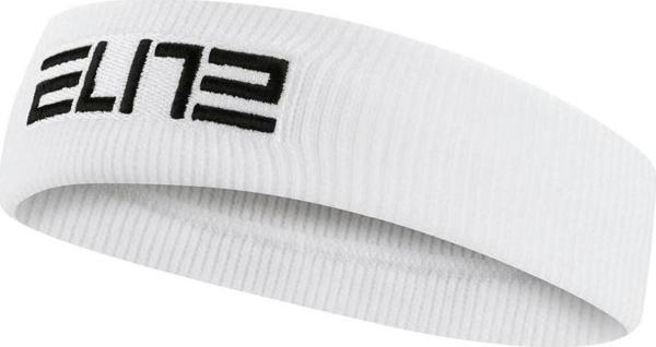 Nike Elite Unisex Beyaz Antrenman Saç Bandı N.100.6699.101.OS - Image 1