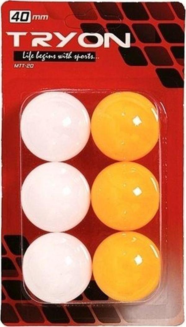 Tryon Masa Tenisi Topu 6 Lı Mtt-20 - Image 1