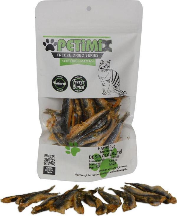 Petimix Freeze Dry Hamsi 40G Kedi Ödül Maması - Image 1