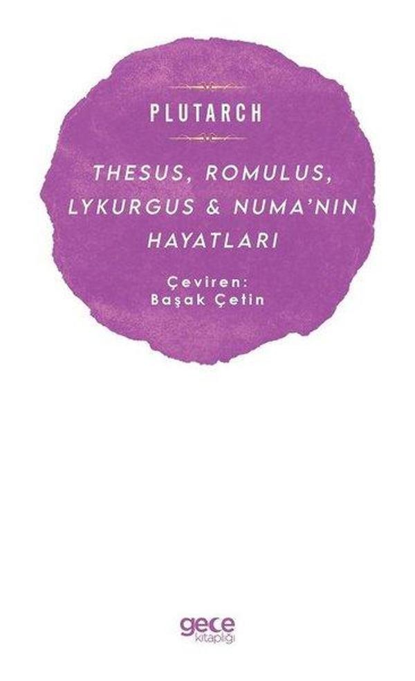 Thesus Romulus Lykurgus ve Numa'nın Hayatları - Gece Kitaplığı - Image 1