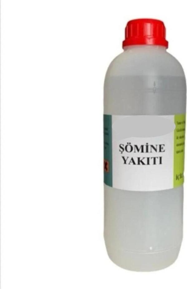 Esha Home 1 Litre Masaüstü Şömine Yakıtı %99 Bioethanol Özel Bidonda Kokusuz Dumansız Sarı Alev - Image 1