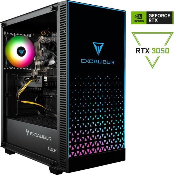 Casper Excalibur E65L.141F-BV50X-0FC Intel Core I3-14100F 16GB DDR5 RAM 500GB NVME SSD NVIDIA Geforce RTX 3050 Freedos - Image 1
