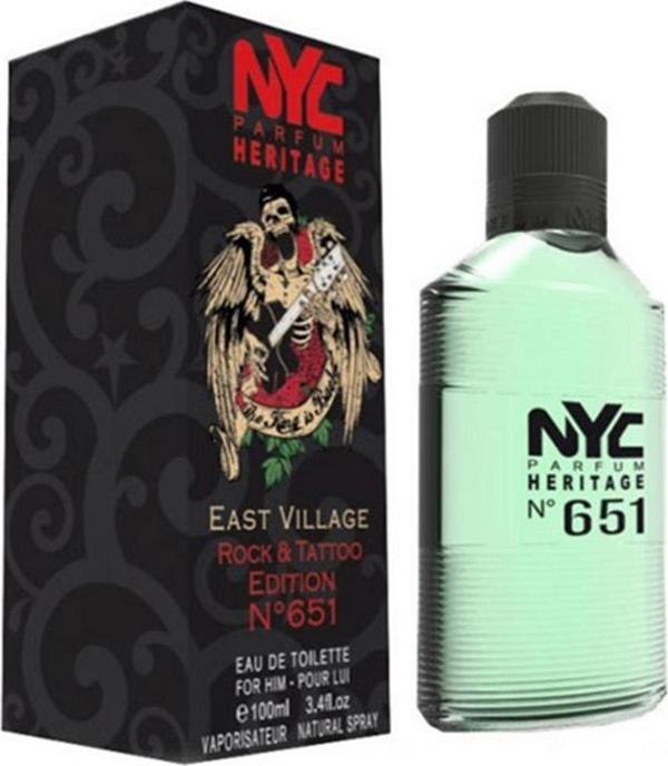 Nyc East Village Rock & Tattoo Edition No: 651 Edt 100 Ml Erkek Parfüm 875990006512 - Image 1