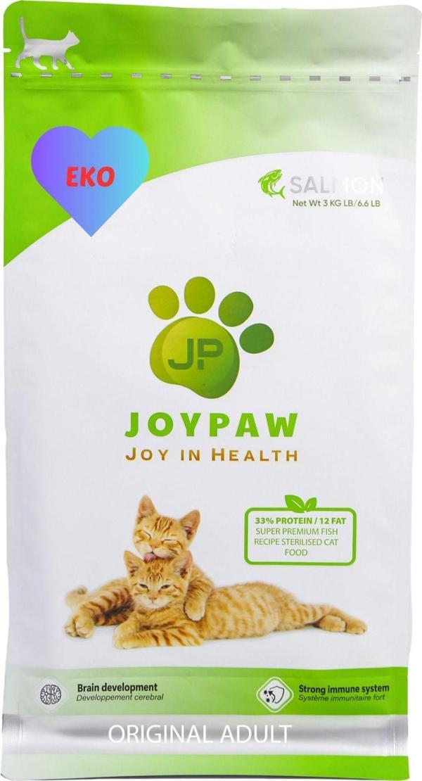 Joypaw Kısırlaştırılmış Eko Somonlu Kedi Maması 15 Kg - Image 1