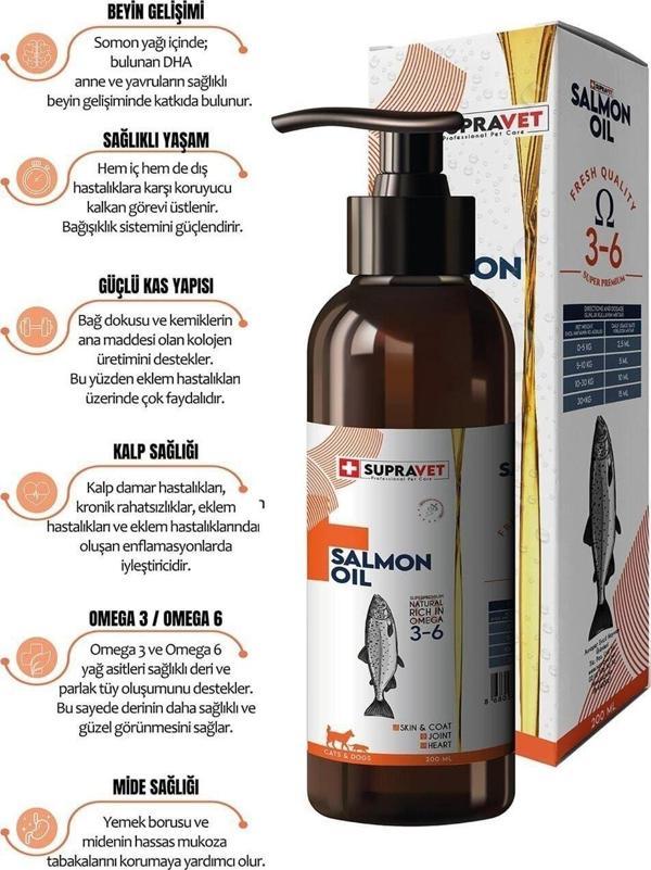 Supravet Köpekler Için Norveç Somon Yağı 200 Ml - Image 1