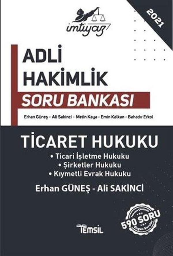 2021 İmtiyaz - Adli Hakimlik Soru Bankası - Ticaret Hukuku - Temsil Kitap - Image 1