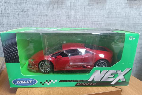 Welly 24056W Welly 1:24 Lamborghını Huracan Coupe,oyuncak Koleksiyonluk Model Araba Kırmızı - Image 1