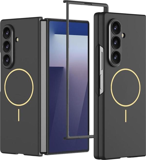 Galaxy Z Fold 7 Kılıf Wireless Şarj Özellikli Kıpta M-safe Ultra İnce Kapak - Image 1