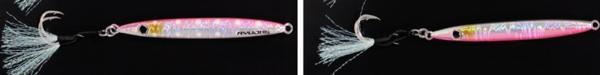 RYUJI SLIM JET JIG 40GR PINK DOT GLOW - Image 1