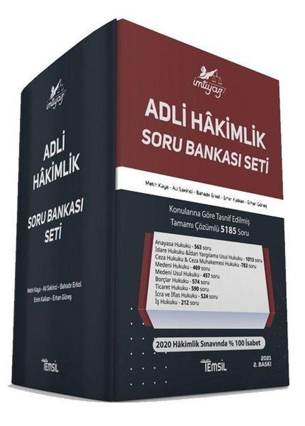 İmtiyaz Adli Hakimlik Soru Bankası Seti - Temsil Kitap - Image 1