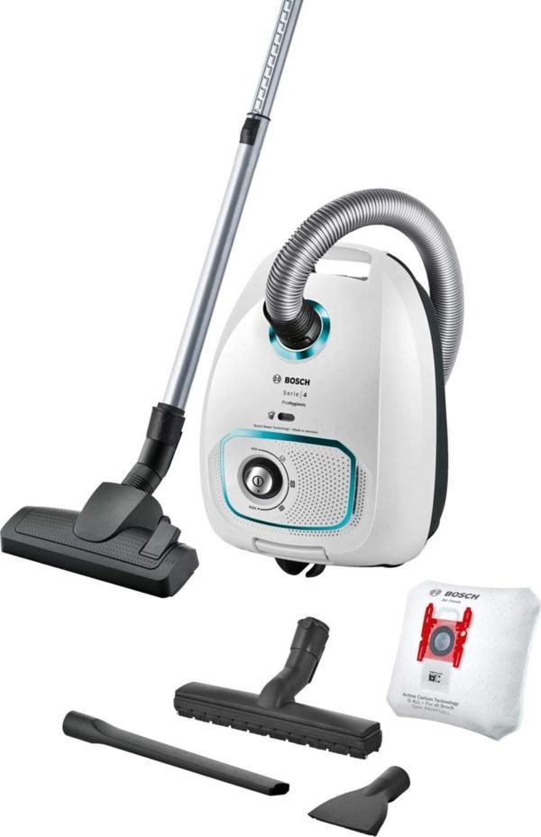 Bosch Serie | 4 Toz Torbalı Süpürge Prohygienic Beyaz Bgbs4Hyg1- - Image 1