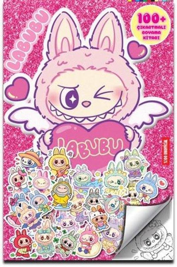 Labubu - 100+ Çıkartmalı Boyama Kitabı - Doğan Çocuk - Image 1