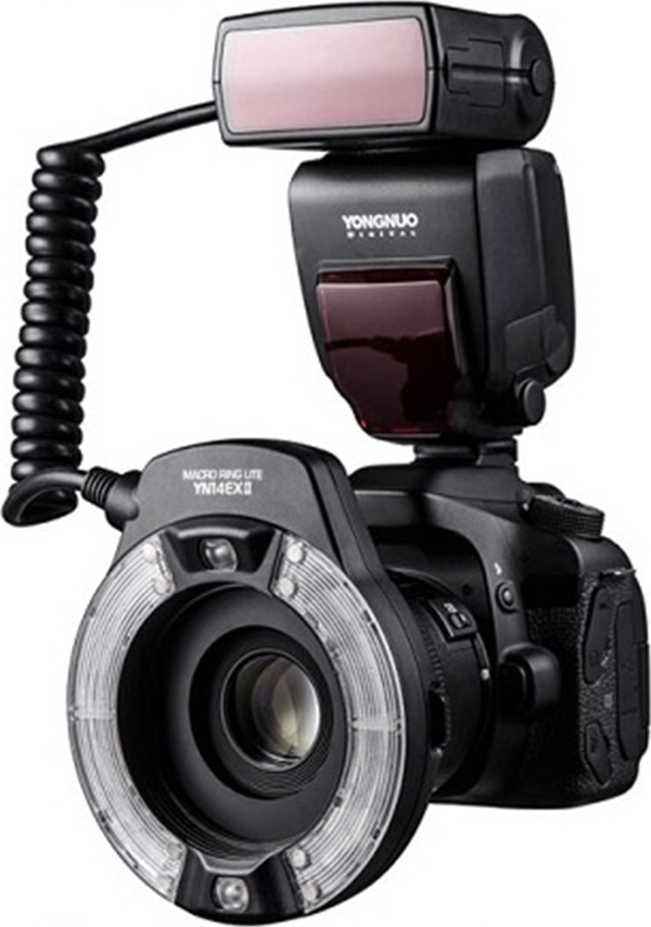Yongnuo YN14-EX II Canon Uyumlu Makro Ring Flaş - Image 1