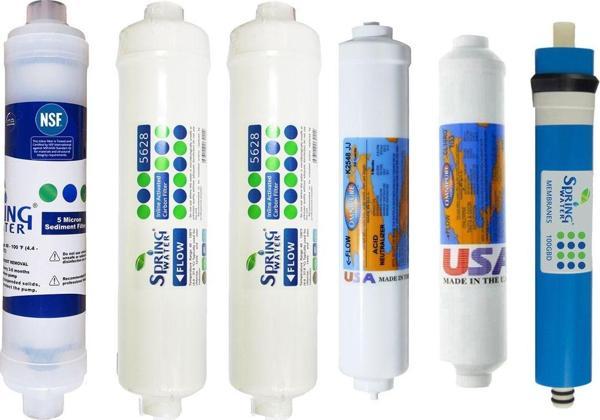 Spring Water Bio Su Arıtma Cihazı İçin 6'Lı Filtre Set - Image 1