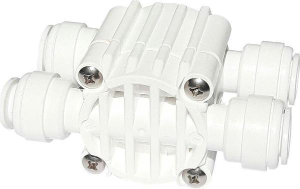 Spring Water Su Arıma Cihazlarında Kullanılan 4 Girişli Shut Off Valf 3/8 İnch - Image 1
